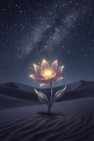 オラクルカード「砂漠の花」